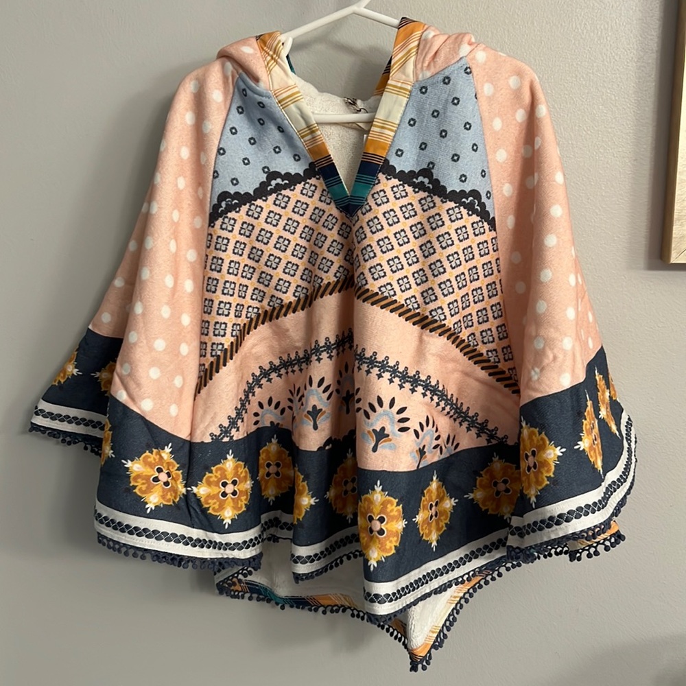 MJ terry poncho or cape NEW